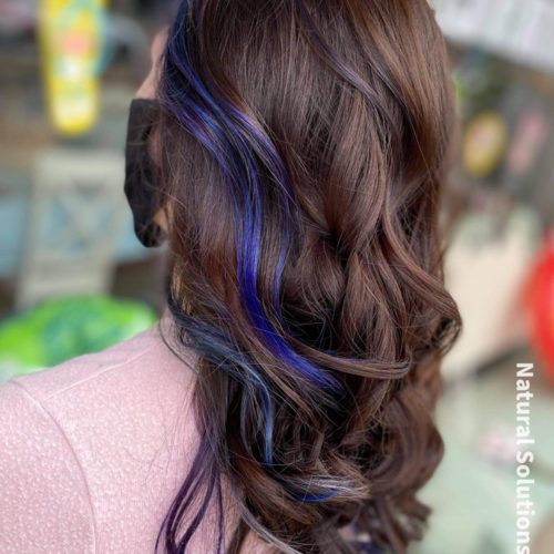 Natural Solutions Salem Ohio offers blue hair color services