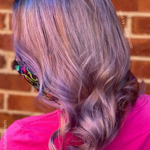 Natural Solutions in Salem Ohio loves doing lavender haircolor services