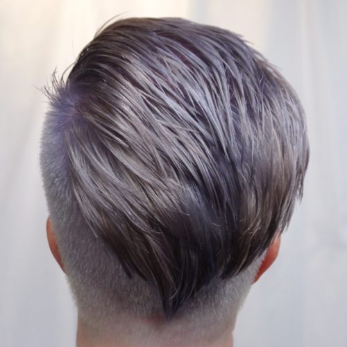 lavender haircolor for short haircut styles in salem ohio
