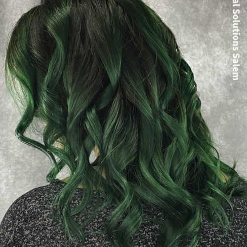 vivid green haircolor specialists in salem ohio