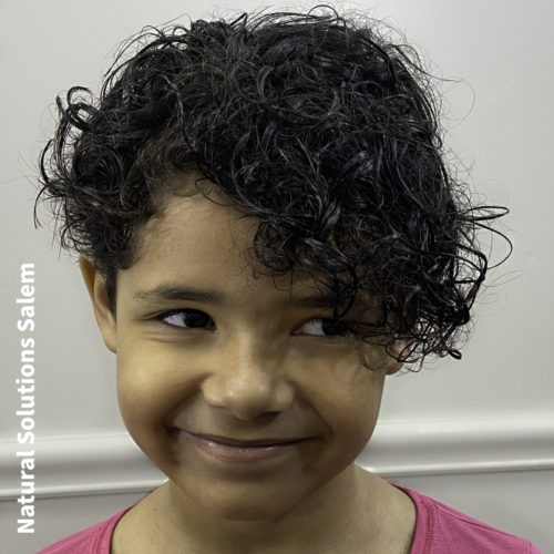 curly haircut for young girls in salem ohio salon