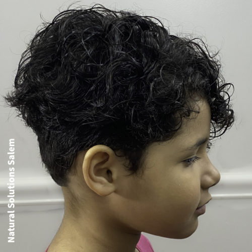 a curly haircut for young girls in salem ohio salon