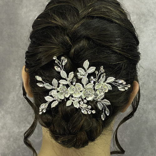 bridal hairstyles with rhinestone hair jewelry in salem oh
