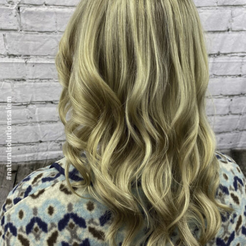 blonding services at Natural Solutions Salem